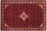 handmade Traditional Tabriz Red Beige Hand Knotted RECTANGLE 100% Wool Pile area rug 7x10