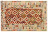 Rustic Turkish Kilim Zackary Hand-Woven Wool Rug - 6'6'' x 9'8''