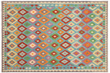 Southwestern Turkish Kilim Dawson Hand-Woven Wool Rug - 8'3'' x 9'7''