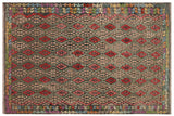 Tribal Turkish Kilim Rachel Hand-Woven Wool Rug - 8'8'' x 9'9''