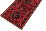 handmade Traditional Tabriz Red Blue Hand Knotted RUNNER 100% Wool Pile area rug 3x10