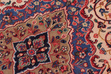 handmade Traditional Kashan Red Blue Hand Knotted RECTANGLE 100% Wool Pile area rug 10x14