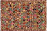 Shabby Chic Balochi Brenton Hand Knotted Wool Rug - 3'3'' x 5'1''