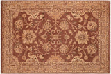 Bohemian Ziegler Berenice Brown/Tan Wool Rug - 5'9