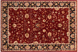 Boho Chic Ziegler Lavinia Red/Blue Wool Rug - 5'10