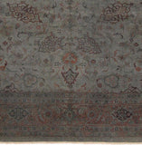 A01537, 9 0"x11 6",Over Dyed                     ,9x12,Grey,CHARCOAL,Hand-knotted                  ,Pakistan   ,100% Wool  ,Rectangle  ,652671136368