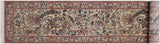 Kashan Pak Persian Hester Beige/Pink Wool Runner - 2'7'' x 11'1''