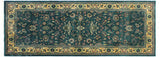 Victoria Pak Persian Hollie Green/Beige Wool Runner - 2'7'' x 6'1''