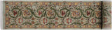 Marry Gold Pak Persian Brigitte Green/Brown Wool Runner - 2'6'' x 11'11''