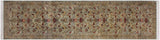 Pak Persian Letitia Green/Brown Wool Runner - 2'5'' x 10'0''