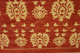 handmade Transitional Kafkaz Chobi Ziegler Red Gold Hand Knotted RECTANGLE 100% WOOL area rug 4 x 6