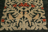 handmade Transitional Drake Green Lt. Green Hand Knotted RECTANGLE 100% WOOL area rug 4 x 6