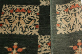 handmade Transitional Drake Green Lt. Green Hand Knotted RECTANGLE 100% WOOL area rug 4 x 6