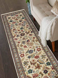 handmade Traditional Gulberg Beige Green Hand Knotted RUNNER 100% WOOL area rug 3x13