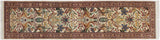 International Pak Persian Johnna Beige/Brown Wool Runner - 2'6'' x 10'1''