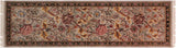 Kamal Pak Persian Hayley Taupe/Black Wool Runner - 2'8'' x 8'2''