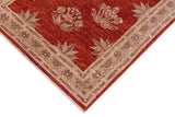 handmade Transitional Kafkaz Chobi Ziegler Red Tan Hand Knotted RECTANGLE 100% WOOL area rug 3 x 5