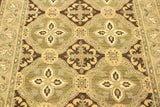 handmade Transitional Kafkaz Chobi Ziegler Brown Green Hand Knotted RECTANGLE 100% WOOL area rug 4 x 7