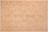 Bohemien Ziegler Laci Beige Tan Hand-Knotted Wool Rug - 6'2'' x 8'10''