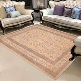 handmade Transitional Kafkaz Chobi Ziegler Tan Blue Hand Knotted RECTANGLE 100% WOOL area rug 6 x 9