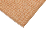 handmade Transitional Kafkaz Chobi Ziegler Rust Tan Hand Knotted RECTANGLE 100% WOOL area rug 6 x 9