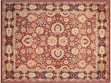 Pak Persian Augustin Red/Blue Wool Rug - 8'2'' x 10'0''