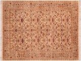 Pak Persian Elly Beige/Gray Wool Rug - 6'1'' x 9'10''