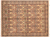 Pak Persian Shaunna Beige/Grey Wool Rug - 6'1'' x 9'1''