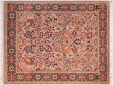 Tabriz Pak Persian China Gray/Blue Wool Rug - 8'2'' x 9'9''