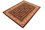 handmade Transitional Kafkaz Chobi Ziegler Brown Beige Hand Knotted RECTANGLE 100% WOOL area rug 6 x 9