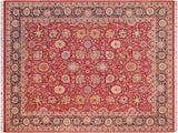 Pak Persian Tam Red/Blue Wool Rug - 8'0'' x 10'3''