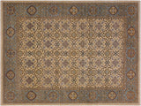 A09044, 510"x 710",Transitional                  ,6x8,Natural,LT. BLUE,Hand-knotted                  ,Pakistan   ,100% Wool  ,Rectangle  ,652671173783