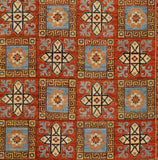 A09703, 511"x 9 2",Transitional                  ,6x9,Rust,LT. BLUE,Hand-knotted                  ,Pakistan   ,100% Wool  ,Rectangle  ,652671179464