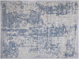 Modern Lelia Grey Blue Distressed Rug