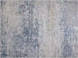 Vintage Evoke Blue Grey Distressed Rug