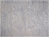 Vintage Shabby Chic Mahal Cream Light Gray Rug