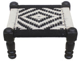 handmade  Settees Beige Black Hand-made SQUARE WOOD 