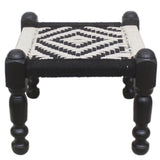 handmade  Settees Beige Black Hand-made SQUARE WOOD 