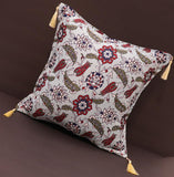 handmade Geometric Pillow Blue Red Handmade RECTANGLE throw pillow 2 x 2