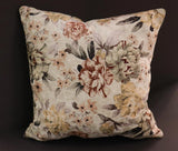 Endine Pansy Velvet Turkish Pillow